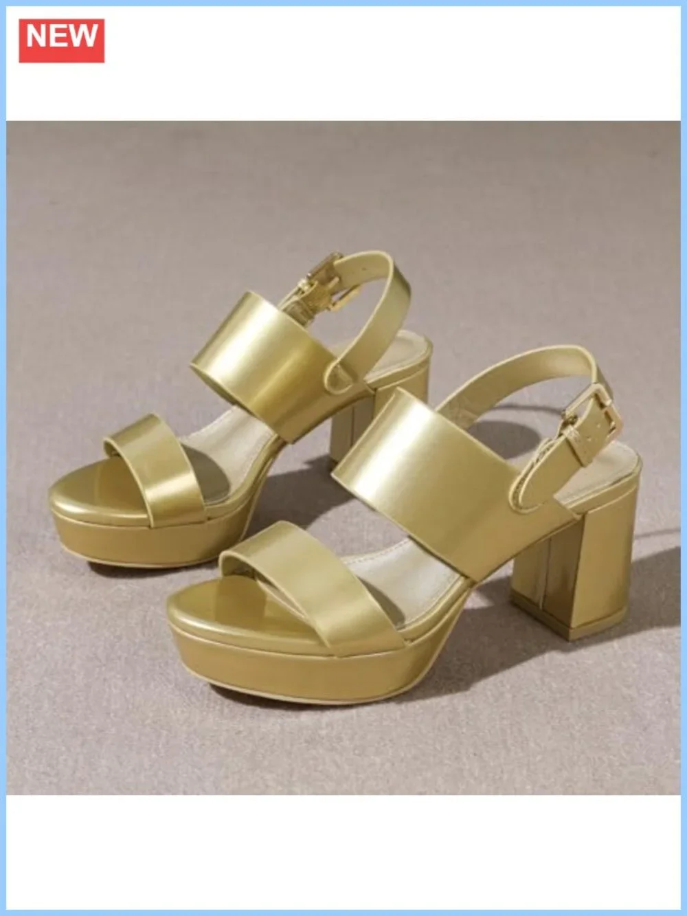 3 Inch Block Heel Platform Sandals Chunky Heeled Sandals Women